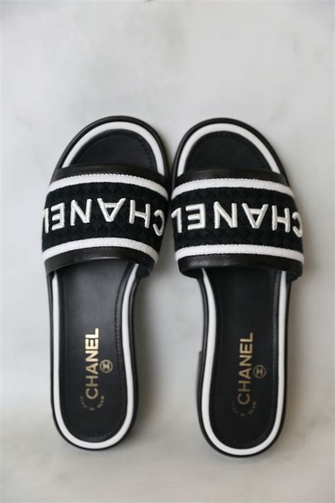 chanel men's slides|chanel slides 2021.